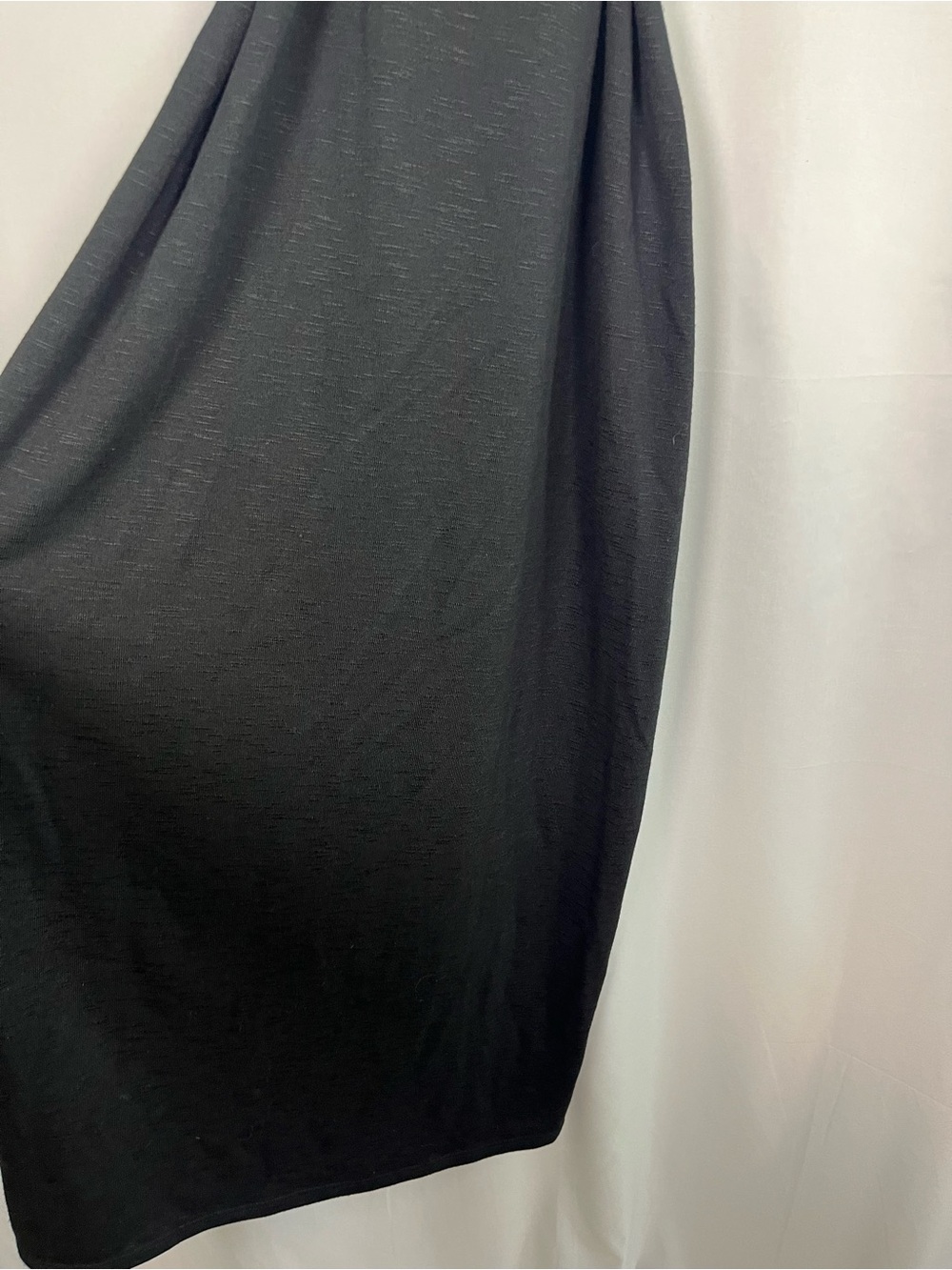 Paige blossom flutter sleeve belted light weight knit midi dress black sz m - Picture 8 of 9